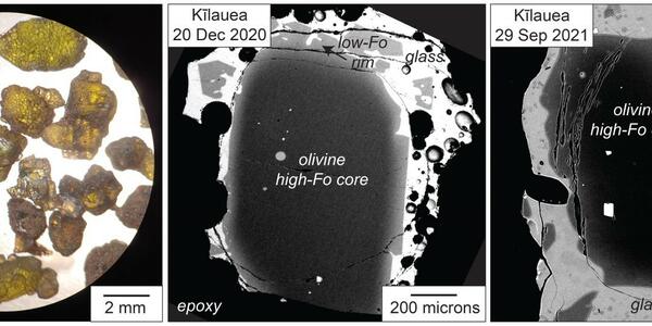 Volcano Watch — Tracking magma movement using olivine crystal